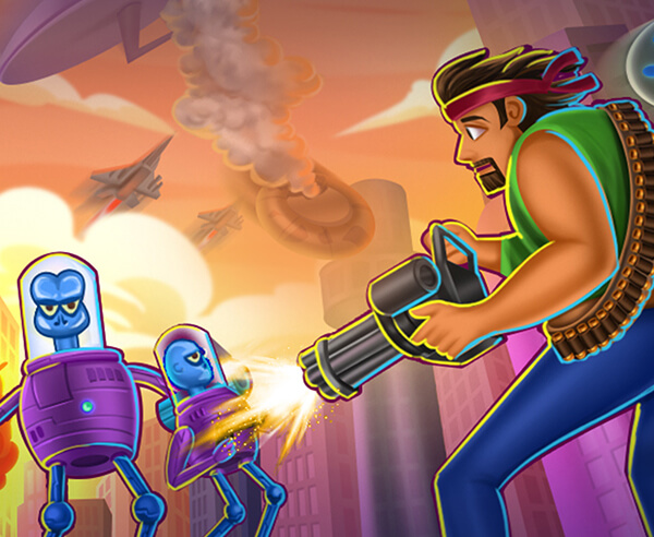 Play Aliens Attack — screenshot