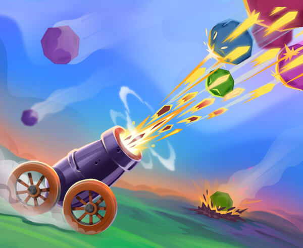 Play Boulder Blast Online — screenshot