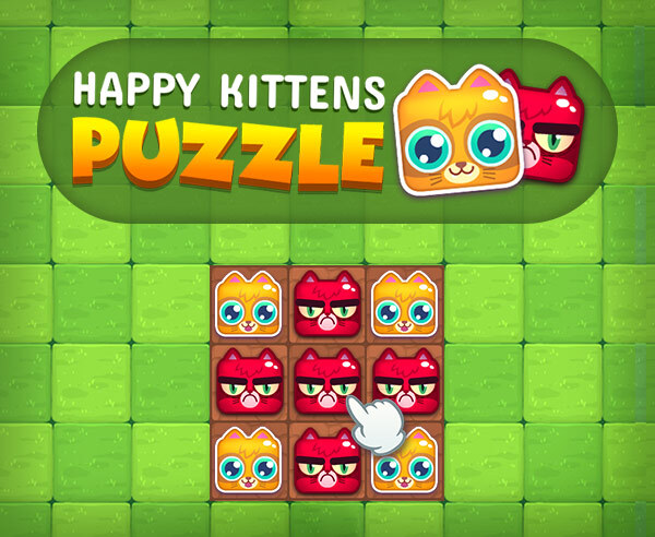 Play Happy Kittens Puzzle — screenshot