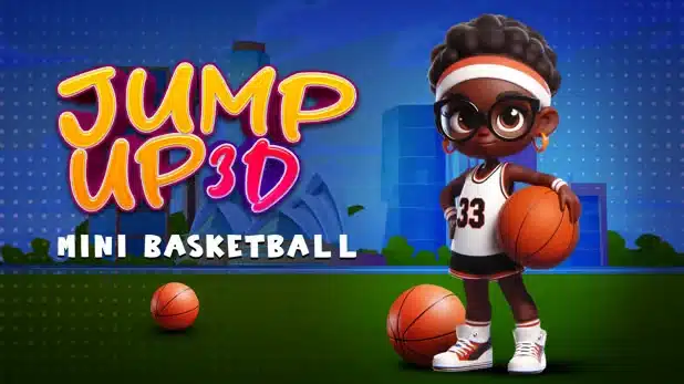 Play Jump Up 3D: Mini Basketball — screenshot