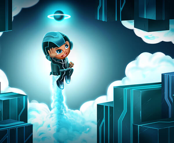 Play Rocket Man Game — screenshot