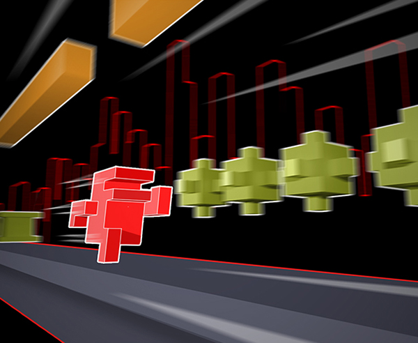 Play Super Sprint — screenshot